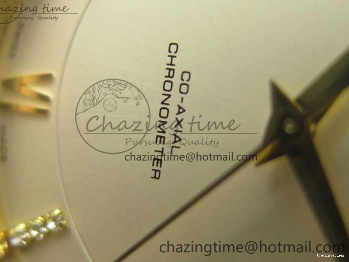 0419 De Ville YG MKF 1:1 Best Edition Silver Dial Diamonds Markers on Black Leather Strap MIYOTA 9015 V Flexible 8046